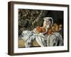 Still Life with Drapery, C1895-Paul Cézanne-Framed Giclee Print