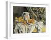 Still Life with Drapery-Paul Cézanne-Framed Art Print