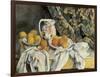 Still Life with Drapery-Paul Cézanne-Framed Art Print