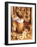 Still Life with Dried Apple Rings and Apple Compote-Beata Polatynska-Framed Photographic Print