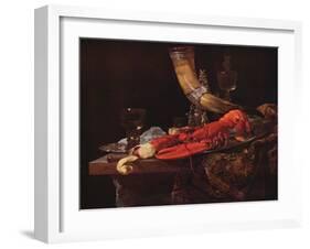 Still Life with Drinking-Horn, c1653, (1938)-Willem Kalf-Framed Giclee Print