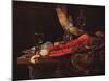 Still Life with Drinking-Horn, c1653, (1938)-Willem Kalf-Mounted Giclee Print