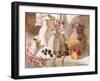 Still Life with Earthenware Jugs and Fresh Berries-VvoeVale-Framed Photographic Print