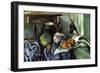 Still Life with Eggplant-Paul Cézanne-Framed Art Print