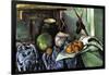 Still Life with Eggplant-Paul Cézanne-Framed Art Print