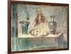 Still Life with Eggs and Thrushes, from the Villa Di Giulia Felice, Pompeii-null-Framed Giclee Print