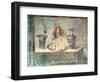 Still Life with Eggs and Thrushes, from the Villa Di Giulia Felice, Pompeii-null-Framed Premium Giclee Print