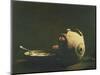 Still Life with Eggs on a Plate, 19th Century-Auguste Theodule Ribot-Mounted Giclee Print