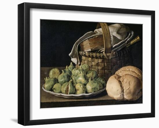 Still Life with Figs, 18th century-Luis Egidio Melendez-Framed Giclee Print