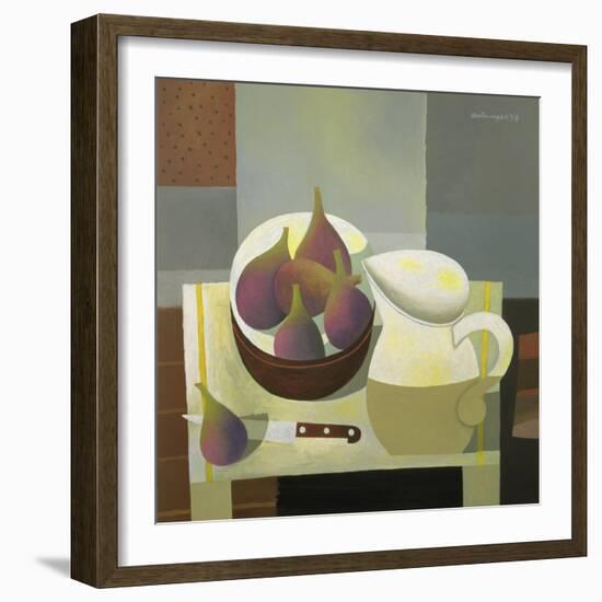 Still Life with Figs, 1998-Reg Cartwright-Framed Giclee Print