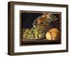 Still Life with Figs Painting by Luis Melendez (1716-1780) 18Th Century Sun. 0,37X0,49 M-Luis Egidio Menendez or Melendez-Framed Giclee Print