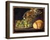 Still Life with Figs Painting by Luis Melendez (1716-1780) 18Th Century Sun. 0,37X0,49 M-Luis Egidio Menendez or Melendez-Framed Giclee Print