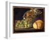 Still Life with Figs Painting by Luis Melendez (1716-1780) 18Th Century Sun. 0,37X0,49 M-Luis Egidio Menendez or Melendez-Framed Giclee Print