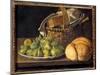 Still Life with Figs Painting by Luis Melendez (1716-1780) 18Th Century Sun. 0,37X0,49 M-Luis Egidio Menendez or Melendez-Mounted Giclee Print