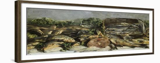 Still Life with Fish, 1886-Giovanni Segantini-Framed Giclee Print