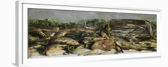 Still Life with Fish, 1886-Giovanni Segantini-Framed Giclee Print