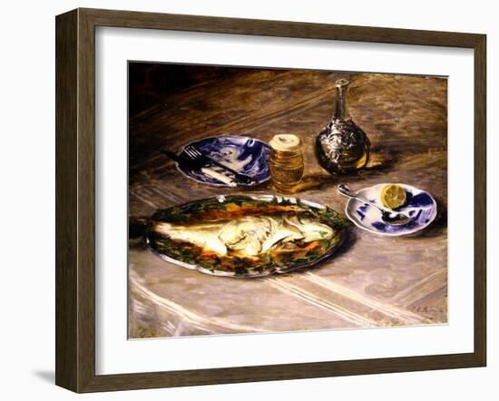 Still Life with Fish, 1894-Jacques-emile Blanche-Framed Giclee Print