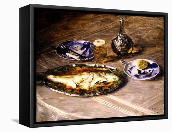 Still Life with Fish, 1894-Jacques-emile Blanche-Framed Stretched Canvas