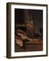 Still Life with Fish and a Cat, C. 1650-1660-Wallerant Vaillant-Framed Giclee Print