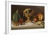 Still Life with Fish and a Pumpkin (Dining Room Scene)-Jose Agustin Arrieta-Framed Giclee Print