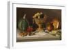 Still Life with Fish and a Pumpkin (Dining Room Scene)-Jose Agustin Arrieta-Framed Giclee Print