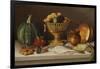 Still Life with Fish and a Pumpkin (Dining Room Scene)-Jose Agustin Arrieta-Framed Giclee Print