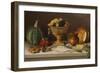 Still Life with Fish and a Pumpkin (Dining Room Scene)-Jose Agustin Arrieta-Framed Giclee Print