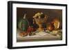 Still Life with Fish and a Pumpkin (Dining Room Scene)-Jose Agustin Arrieta-Framed Giclee Print