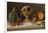 Still Life with Fish and a Pumpkin (Dining Room Scene)-Jose Agustin Arrieta-Framed Giclee Print