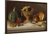 Still Life with Fish and a Pumpkin (Dining Room Scene)-Jose Agustin Arrieta-Framed Giclee Print