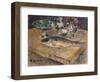 Still Life with Fish, Flowers and Apples; Nature Morte Aux Poisson, Fleurs Et Pommes-Gustave Loiseau-Framed Giclee Print