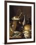 Still Life with Fish Leeks and Bread, 1760-1770-Luis Egidio Meléndez-Framed Giclee Print