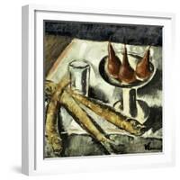 Still-life with Fish-Maurice Vlaminck-Framed Giclee Print