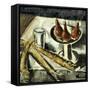 Still-life with Fish-Maurice Vlaminck-Framed Stretched Canvas