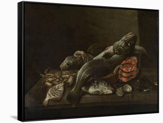 Still Life with Fish-Isaac van Duynen-Framed Stretched Canvas