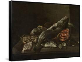 Still Life with Fish-Isaac van Duynen-Framed Stretched Canvas