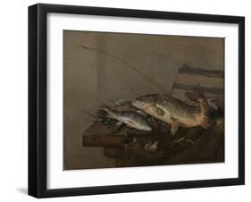 Still Life with Fish-Pieter van Noort-Framed Art Print