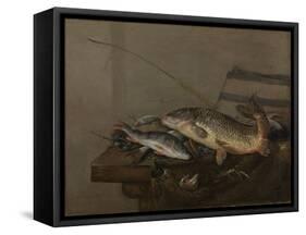 Still Life with Fish-Pieter van Noort-Framed Stretched Canvas