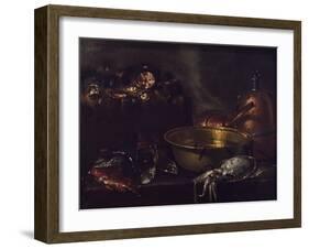 Still Life with Fish-Giuseppe Recco-Framed Giclee Print