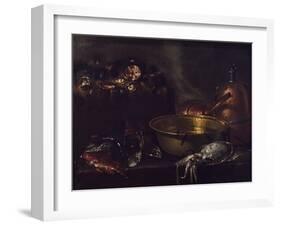 Still Life with Fish-Giuseppe Recco-Framed Giclee Print