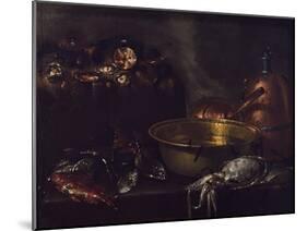 Still Life with Fish-Giuseppe Recco-Mounted Giclee Print