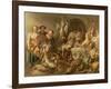 Still Life with Fishmonger-J. J. Grandville-Framed Giclee Print