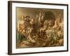 Still Life with Fishmonger-J. J. Grandville-Framed Giclee Print