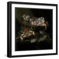 Still Life with Flatfish and Crab-Abraham Hendricksz Van Beyeren-Framed Giclee Print