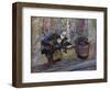 Still Life with Flowerpots in the Window, 1915-Sven Jorgensen-Framed Giclee Print