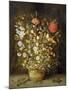 Still Life with Flowers, 1600-30-Jan Brueghel-Mounted Giclee Print