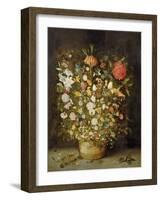 Still Life with Flowers, 1600-30-Jan Brueghel-Framed Giclee Print
