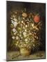 Still Life with Flowers, 1600-30-Jan Brueghel-Mounted Giclee Print