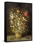 Still Life with Flowers, 1600-30-Jan Brueghel-Framed Stretched Canvas