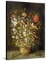 Still Life with Flowers, 1600-30-Jan Brueghel-Stretched Canvas